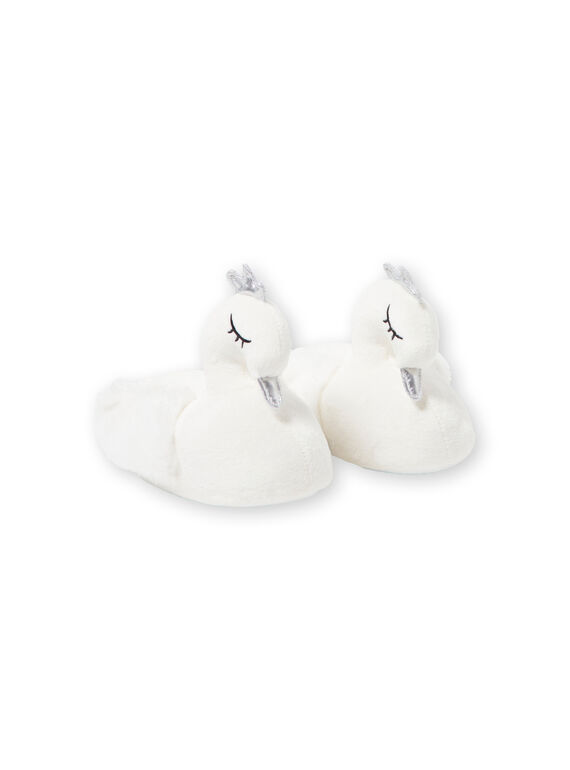 Pantoufle 3D Blanche KFBOOTCYGN / 20XK3581PTD000