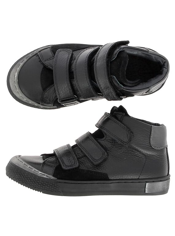Basket de ville en cuir garçon DGBASTRIV1 / 18WK36TAD3F090