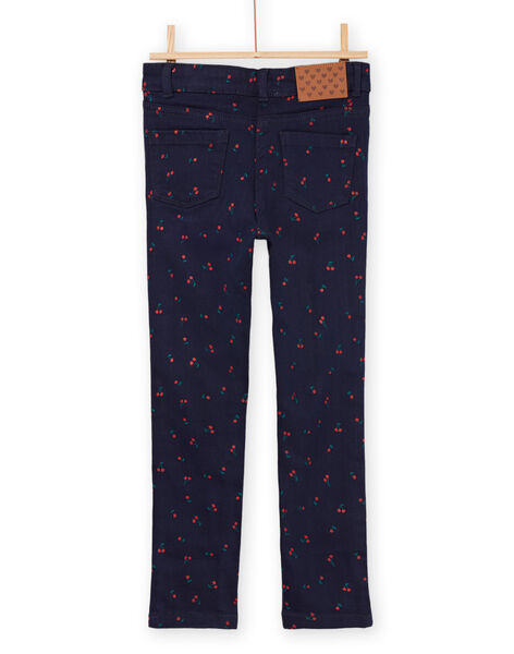 Pantalon en toile à imprimé cerise PAJOPANT2 / 22W901B3PAN070