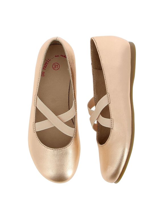 Ballerine en cuir fille CFBALDANSE / 18SK35W5D41954