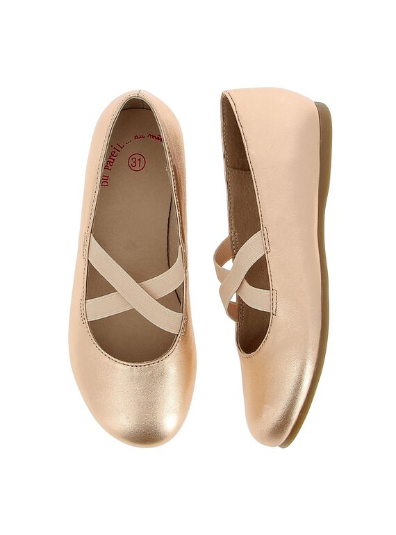 Ballerines en Cuir pour Fille et Femme