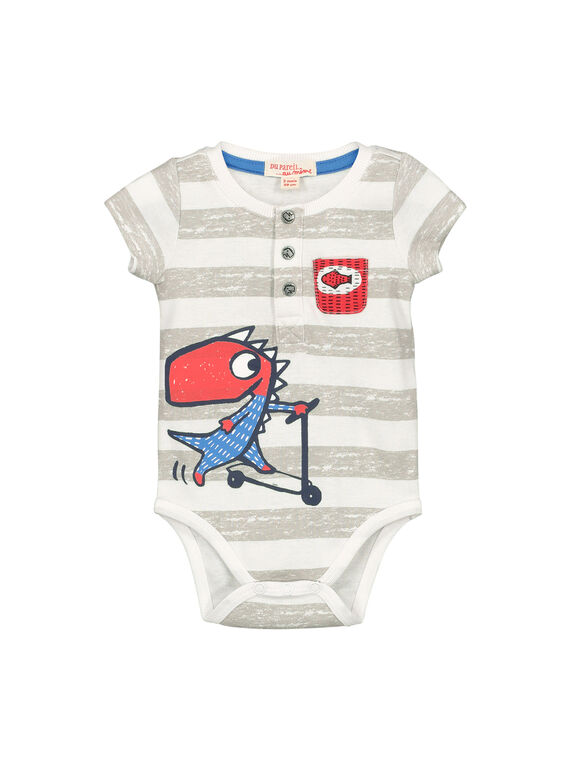 Body manches courtes bébé garçon FUTOBOD / 19SG10L1BOD099