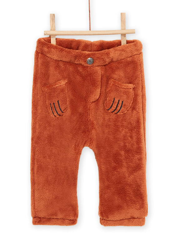 Pantalon uni marron PUNOPAN1 / 22WG10V1PAN809