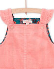 Robe saumon sans manches en velours PIPRIROB2 / 22WG09P2ROB401