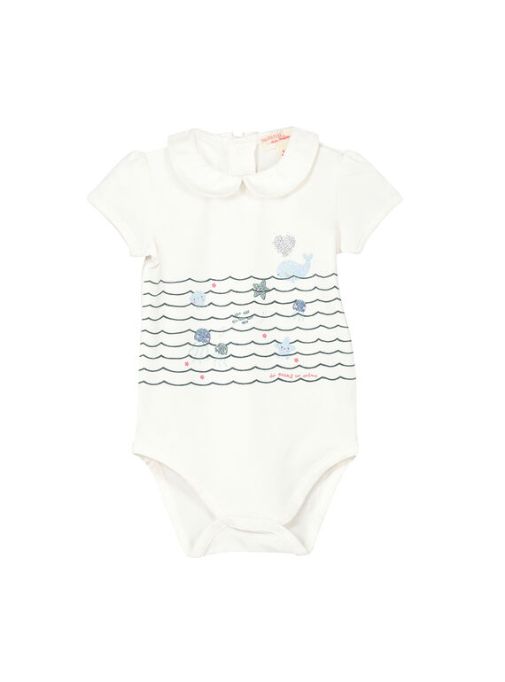Body manches courtes bébé fille FINEBOD / 19SG09B1BOD000