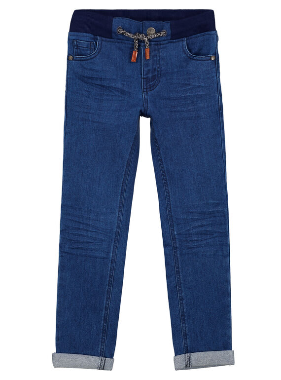 Jean Ultra stretch Avec ceinture rib + bouton GOSANJEAN / 19W902C1JEAP274