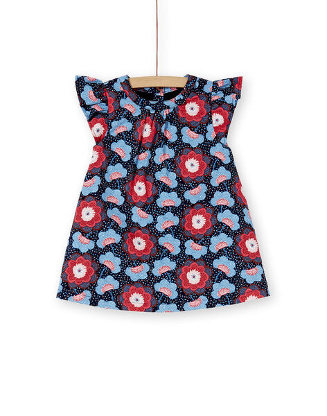 Robe Bleu A Fleur Bebe Fille Bebe Fille Bebe Dpam