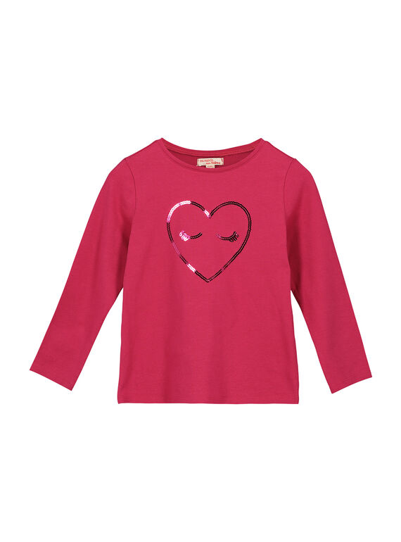 Tee-shirt manches longues fille FAJOTEE5 / 19S90135D32304