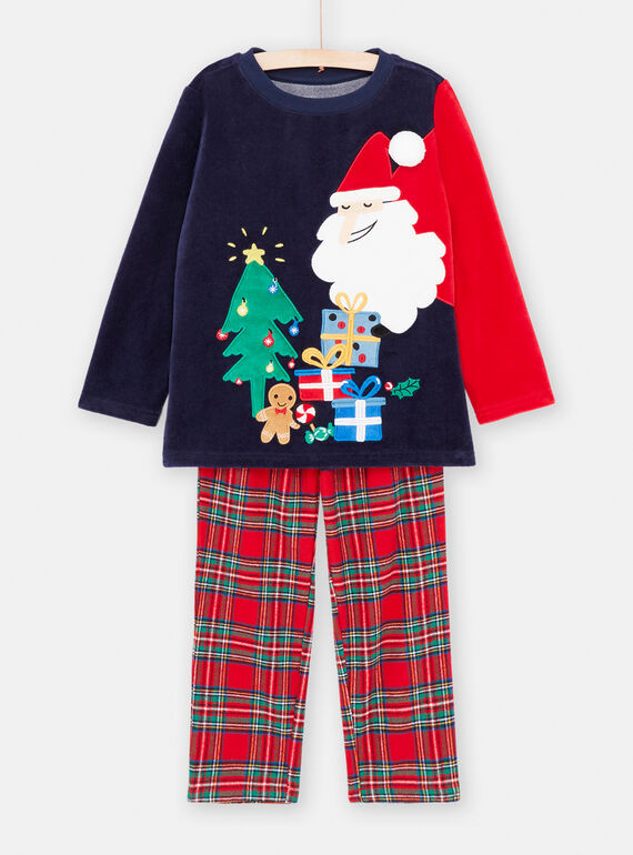 Pyjama NOEL à pompom pour enfant garçon : - Pyjama