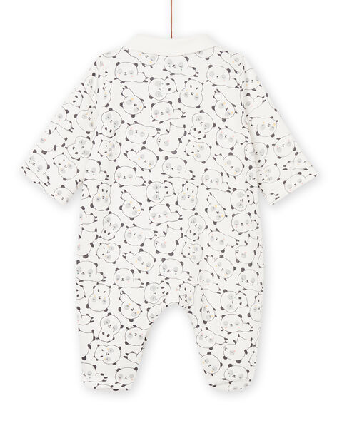 Grenouillière à imprimé panda POU1GRE3 / 22WF0481GRE001