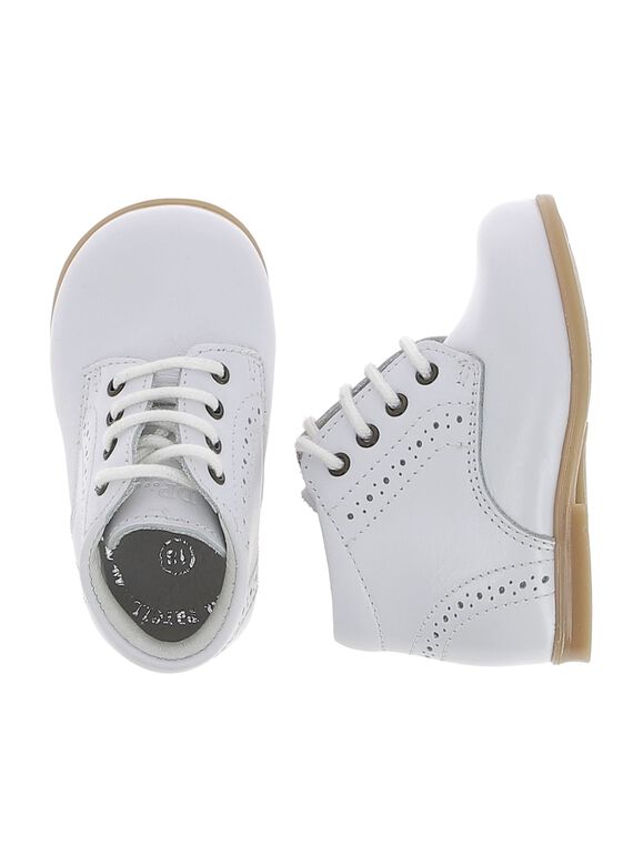 Bottillon en cuir bébé garçon CBGBOTSOLU2 / 18SK38W2D0F000