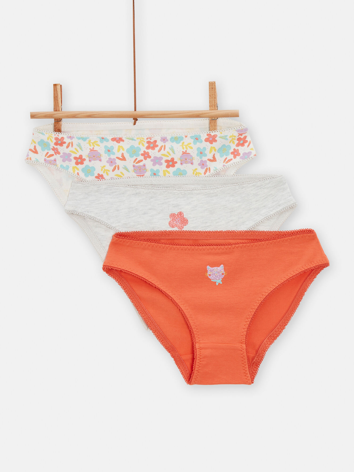 Lot de 3 culottes fantaisies pour fille Sous V tement DPAM
