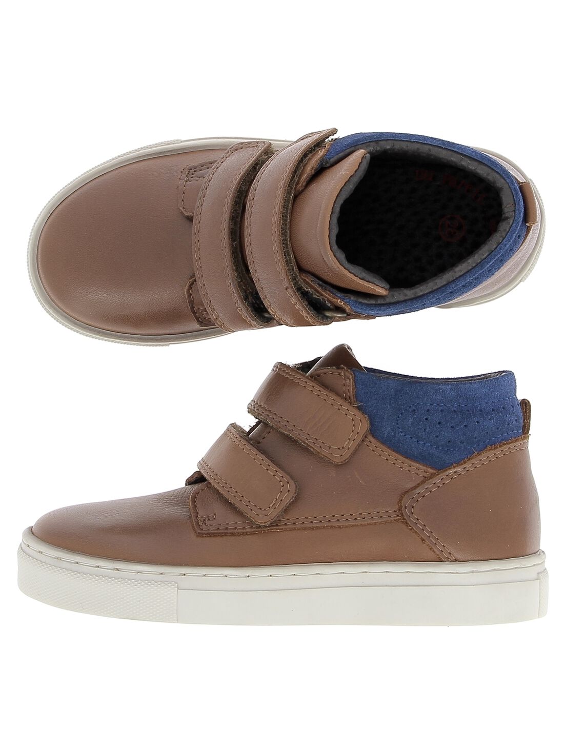 Basket de ville en cuir garcon Back to s cool DPAM