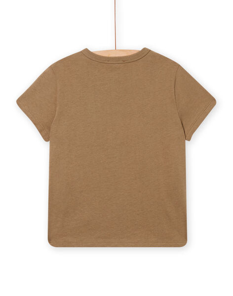 T-shirt manches courtes vert militaire enfant garçon NOFLATI5 / 22S902R4TMCG631