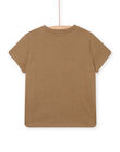 T-shirt manches courtes vert militaire enfant garçon NOFLATI5 / 22S902R4TMCG631