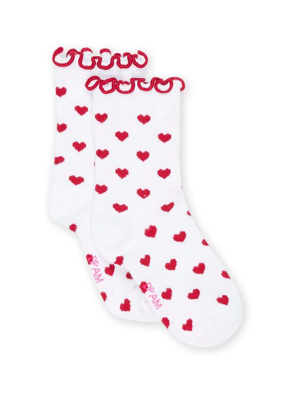 Chaussettes à imprimé coeurs RYAJOSCHO3D / 23SI0175SOQ000