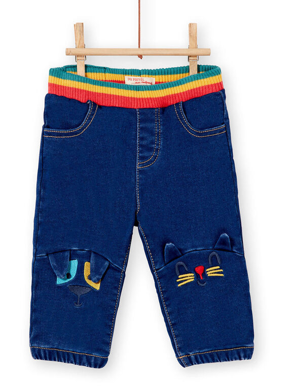 Jean bébé garçon doublé jersey KULUJEAN / 20WG10P1JEAP274