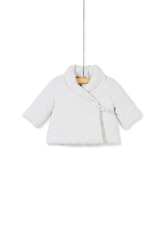 Veste gris chine en velours doublé KOU1VES / 20WF0511VESJ906