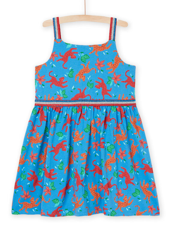 Robe bleue à imprimé tigre RABALROB2 / 23S901W1ROB201