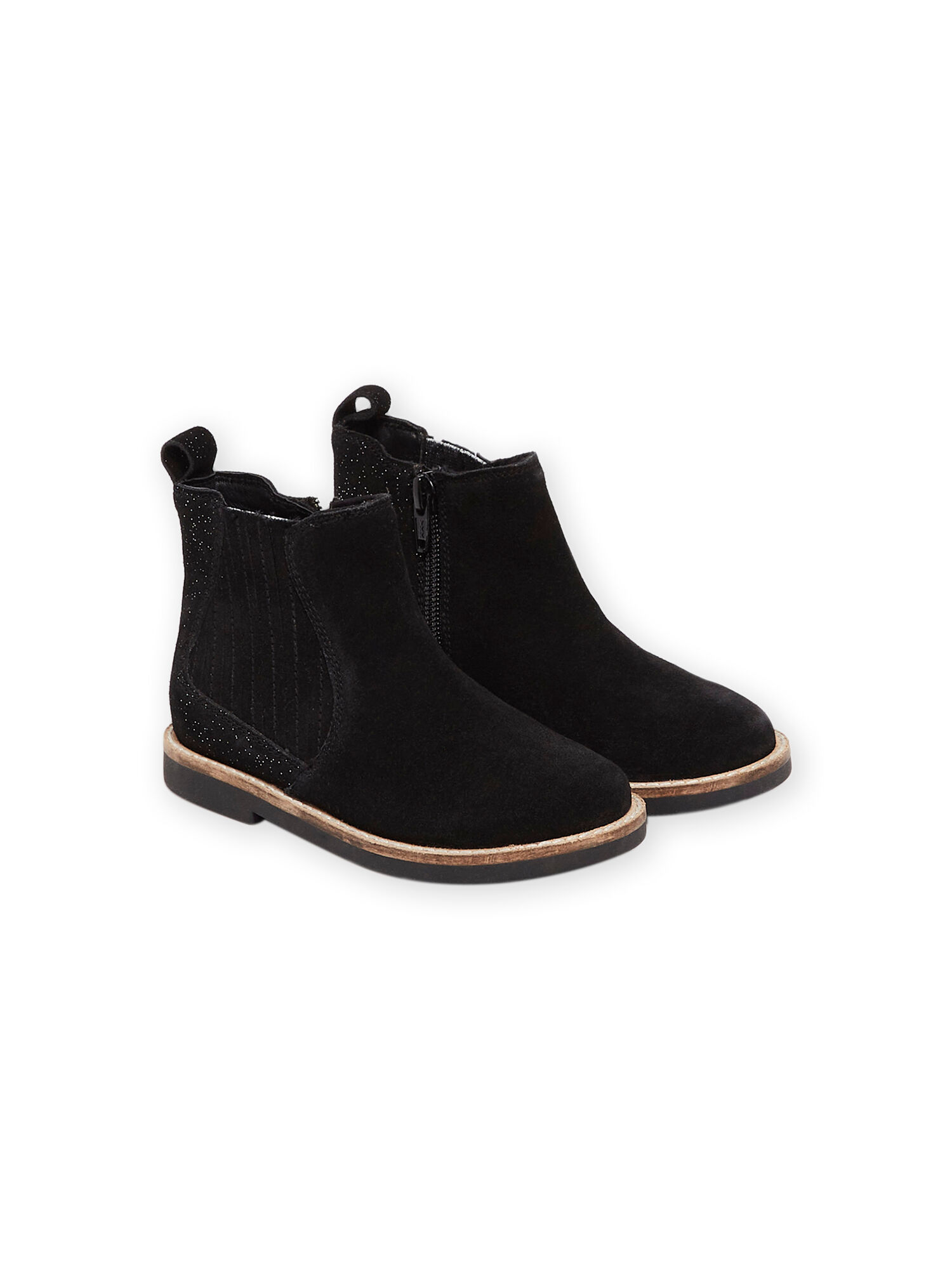 Bottines noires elastique store