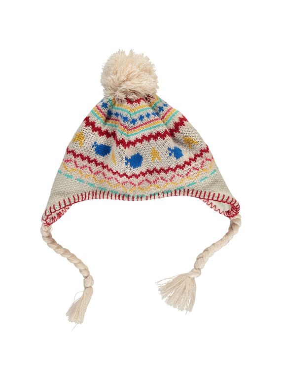 Bonnet péruvien bébé fille DYINAUBON / 18WI09G1BON801