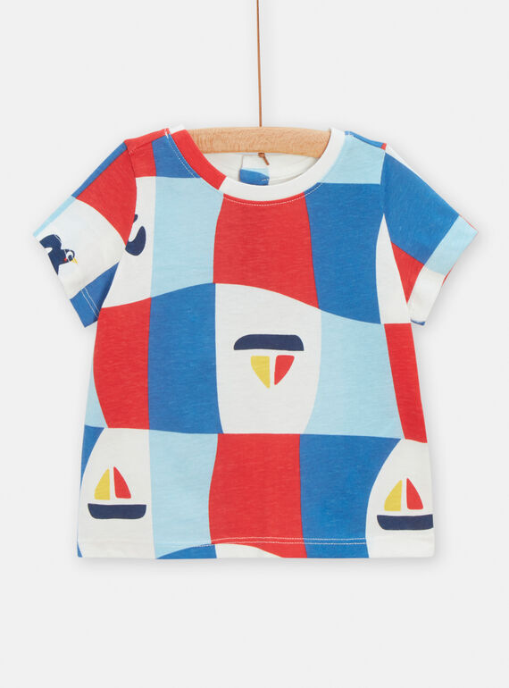 T-shirt à motif graphique pour bébé garçon TUCLUTI2 / 24SG10O2TMC001