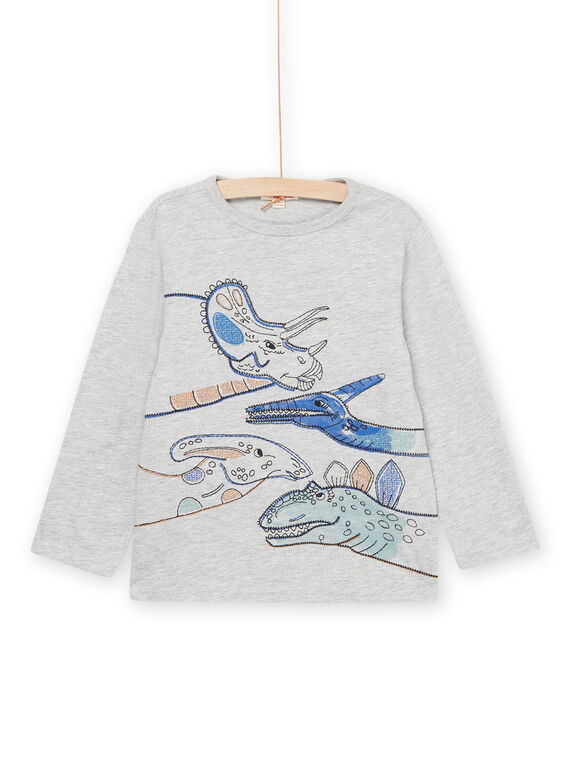 T-shirt à manches longues à motif dinosaures POMENTEE1 / 22W902U4TMLJ922