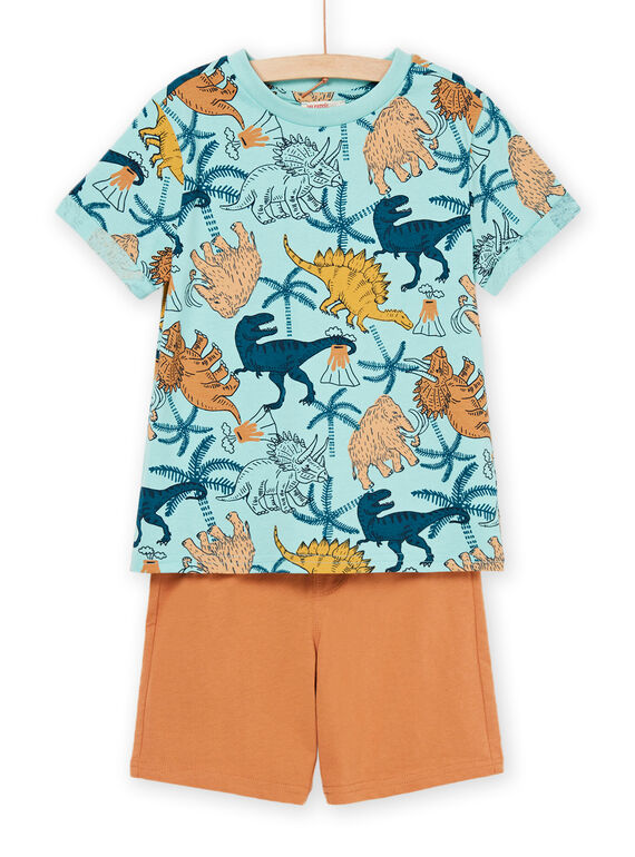 T-shirt et short à motif dinosaure ROPLAENS3 / 23S902P3ENS204