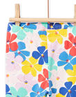 Legging imprimé fleuri coloré bébé fille NYILULEG / 22SI09P1CAL001