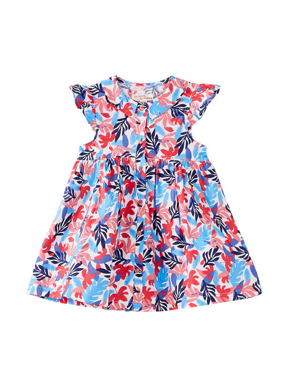 Robe imprimée bébé fille JICEAROB1 / 20SG09N1ROB000
