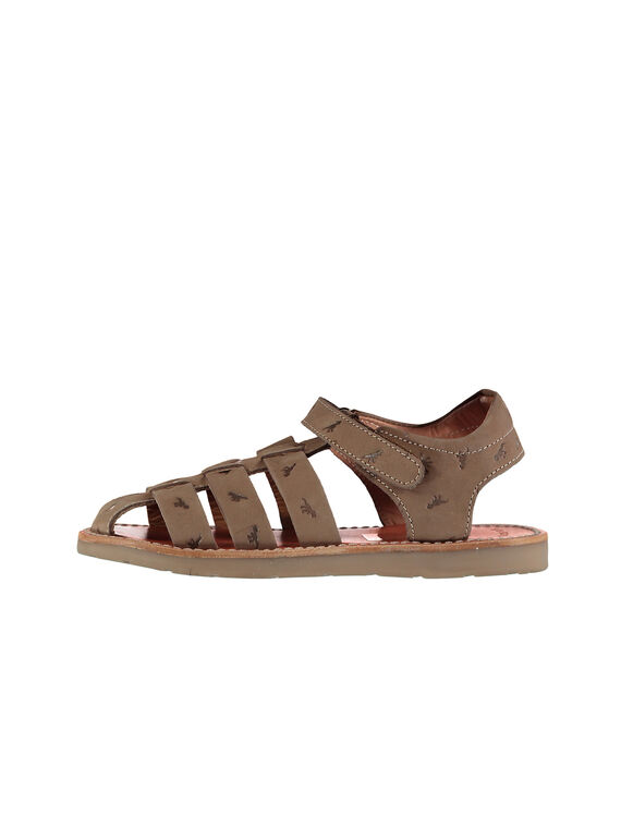 Sandale ville en cuir garçon FGSANDINO2 / 19SK36C2D0E803