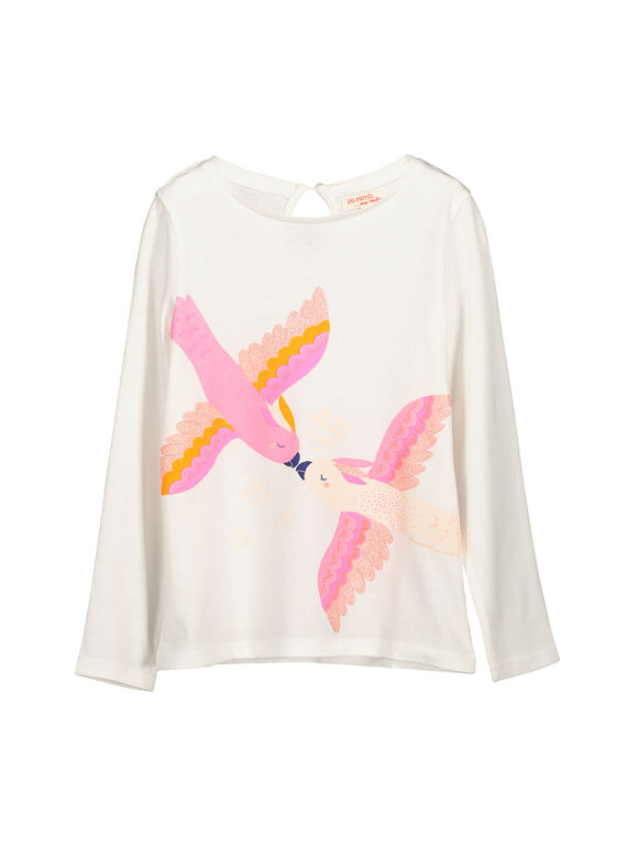 Tee-shirt manches longues fille FAPOTEE1 / 19S901C1TML001