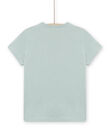 Tee Shirt Manches Courtes Turquoise NOSANTI6 / 22S902S6TMC614