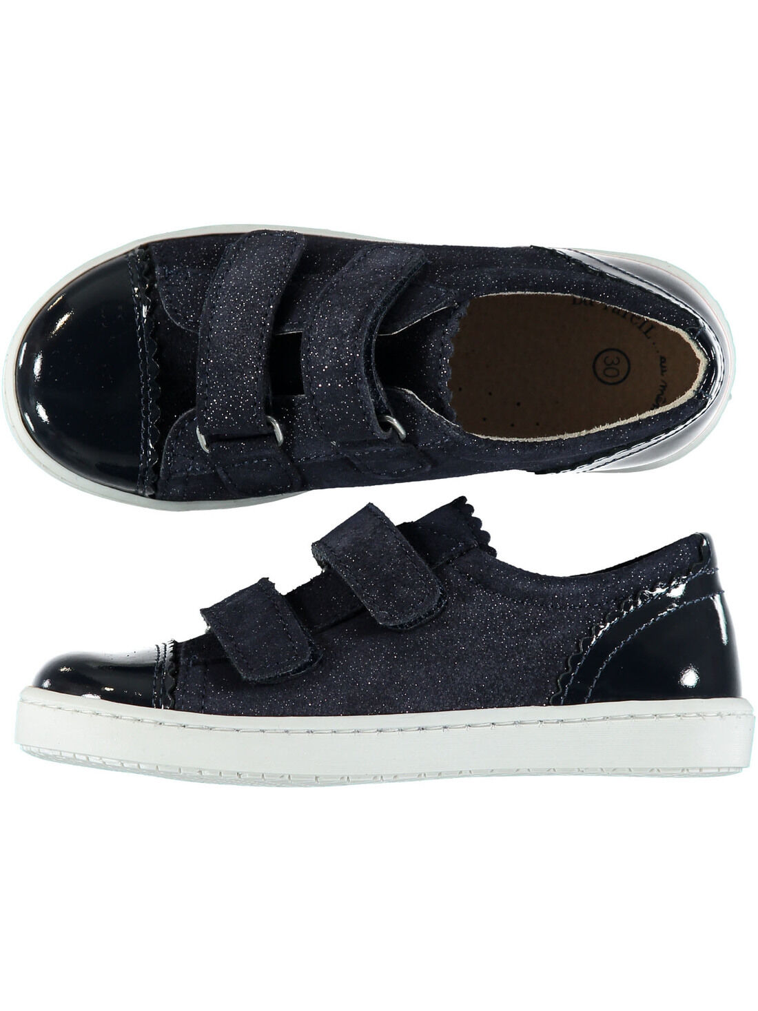 basket fille cuir