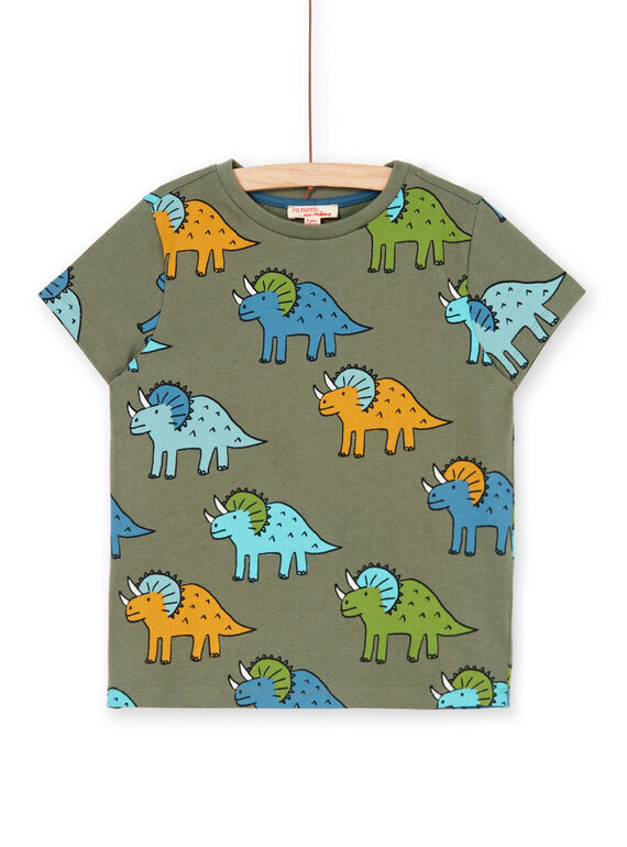 Tee Shirt Manches Courtes Vert LOVERTI4 / 21S902Q2TMCG631