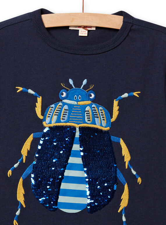 Tee Shirt Manches Courtes Bleu marine NOSANTI5 / 22S902S3TMC705