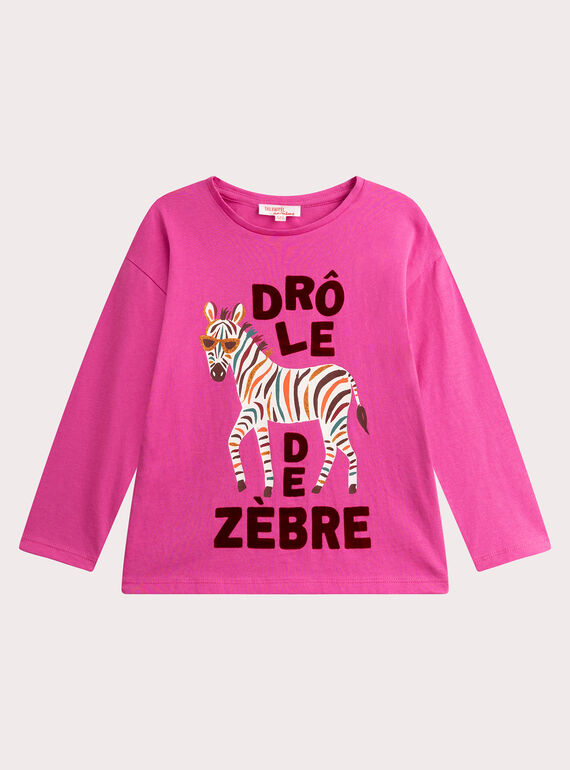 Tee Shirt Manches Longues Rose VAKOTEE4 / 24W90131TML030