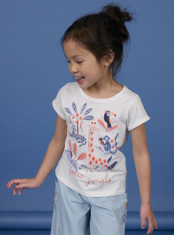 Tee Shirt Manches Courtes Ecru NASANTI2 / 22S901S3TMC001