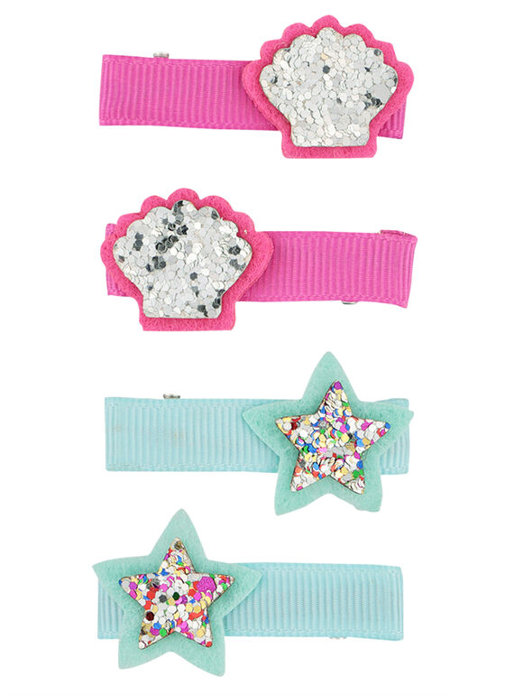 Lot de barrettes pinces fille FYANECLIC2 / 19SI01V6BRT099