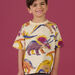 Tee Shirt Manches Courtes Blanc cassé