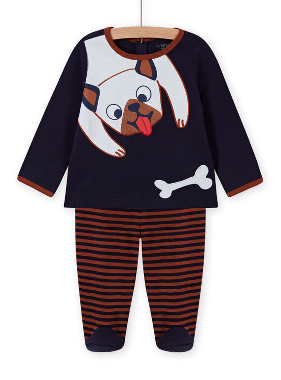 Ensemble pyjama motif chien bébé garçon MEGAPYJDOG / 21WH1481PYJC205