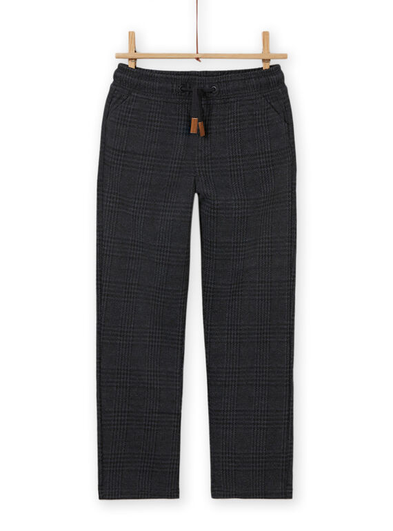 Pantalon milano gris anthracite enfant garçon MOTUPAN1 / 21W902K1PAN944