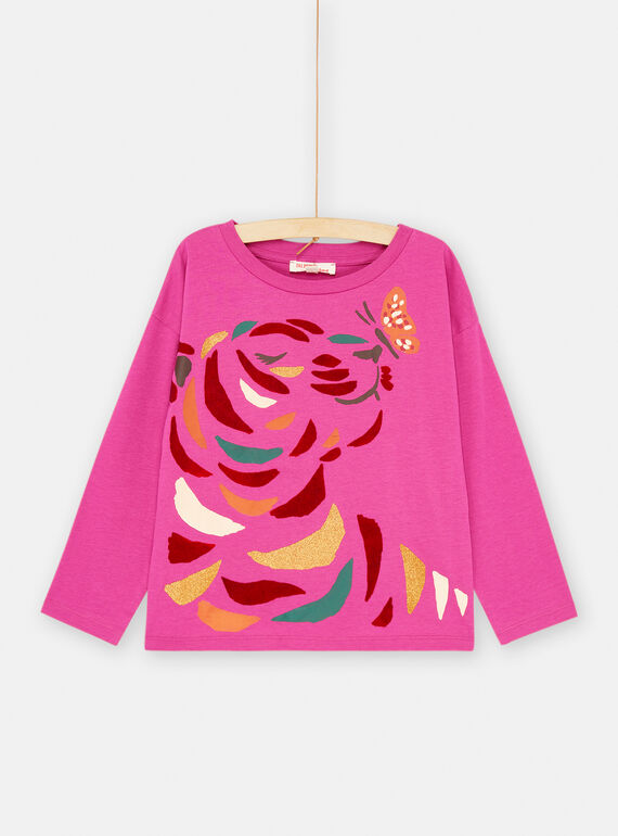 T-shirt fuchsia à manches longues SALOTEE1 / 23W901R2TML310