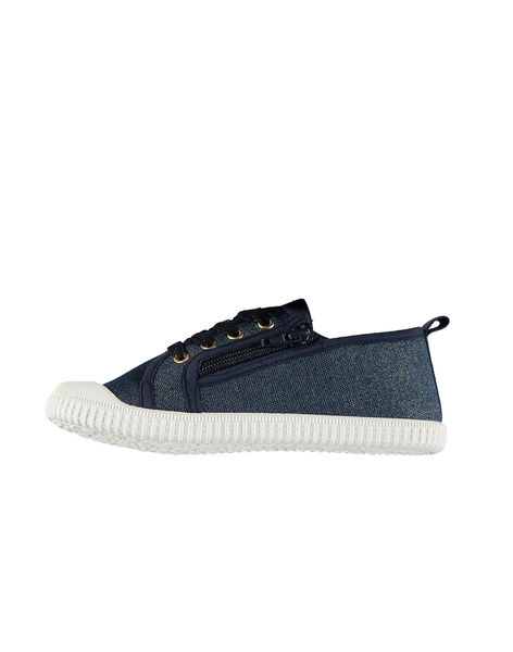 Tennis toile en jean fille FFTENJEAN / 19SK35B2D16070