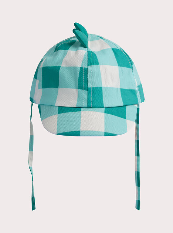 Casquette à carreaux pour bébé garçon WYUJA1CASQ / 25SI10G3CHA009
