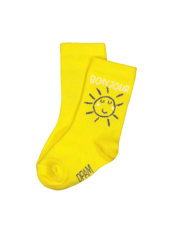 Chaussettes fantaisie bébé garçon FYUJOCHO1A / 19SI1035SOQ412