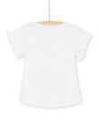 Tee Shirt Manches Courtes Blanc RANEOTI1 / 23S901O4TMC000