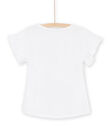 Tee Shirt Manches Courtes Blanc RANEOTI1 / 23S901O4TMC000