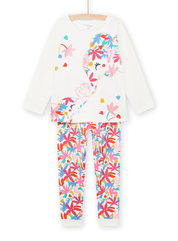 Pyjama Ecru NEFAPYJLOV / 22SH11E4PYJ001