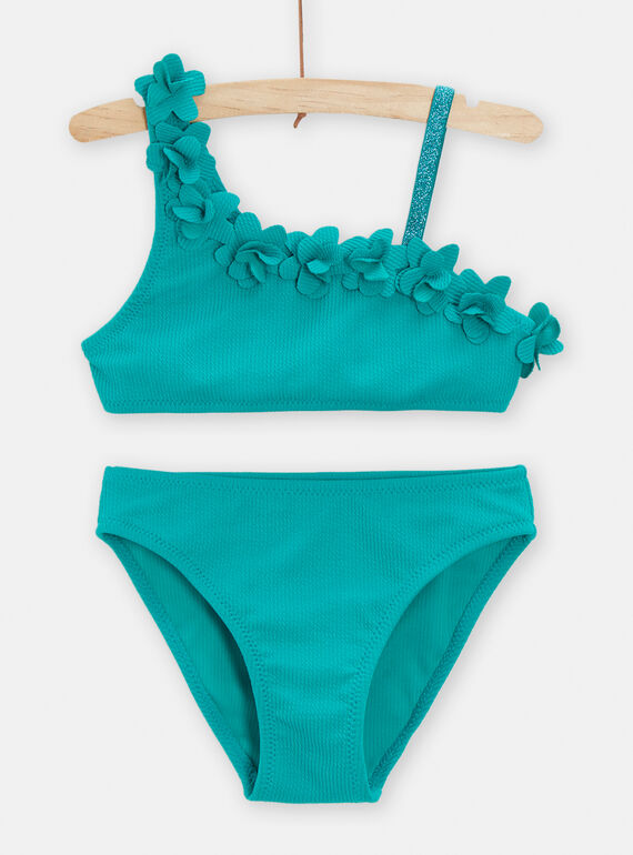 maillot de bain 2  pièces asymetrique pour fille TYABIK2 / 24SI01G2MAI202